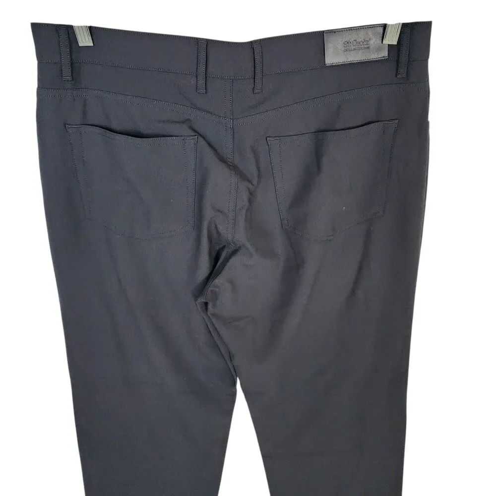 St. Croix Collections Men’s Wool Blend Pants Black Size 38 Made in Italy